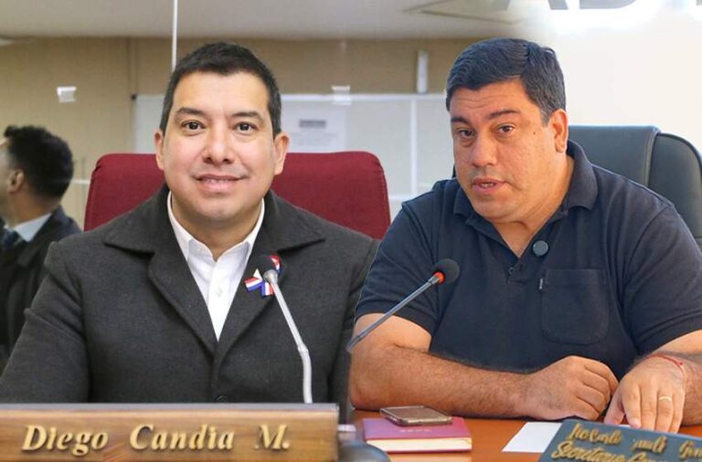 En Luque, llamativo “abrazo” entre un Añetete y un cartista a días de la interna colorada En Luque, llamativo “abrazo” entre un Añetete y un cartista a días de la interna colorada
