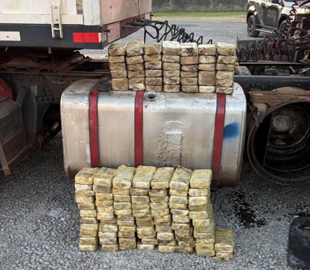 Brasil: detienen a camionero paraguayo con cargamento de 132,9 kilos de cocaína