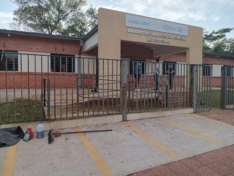 Unidad de Salud Familiar nunca fue habilitada y ya fue saqueada