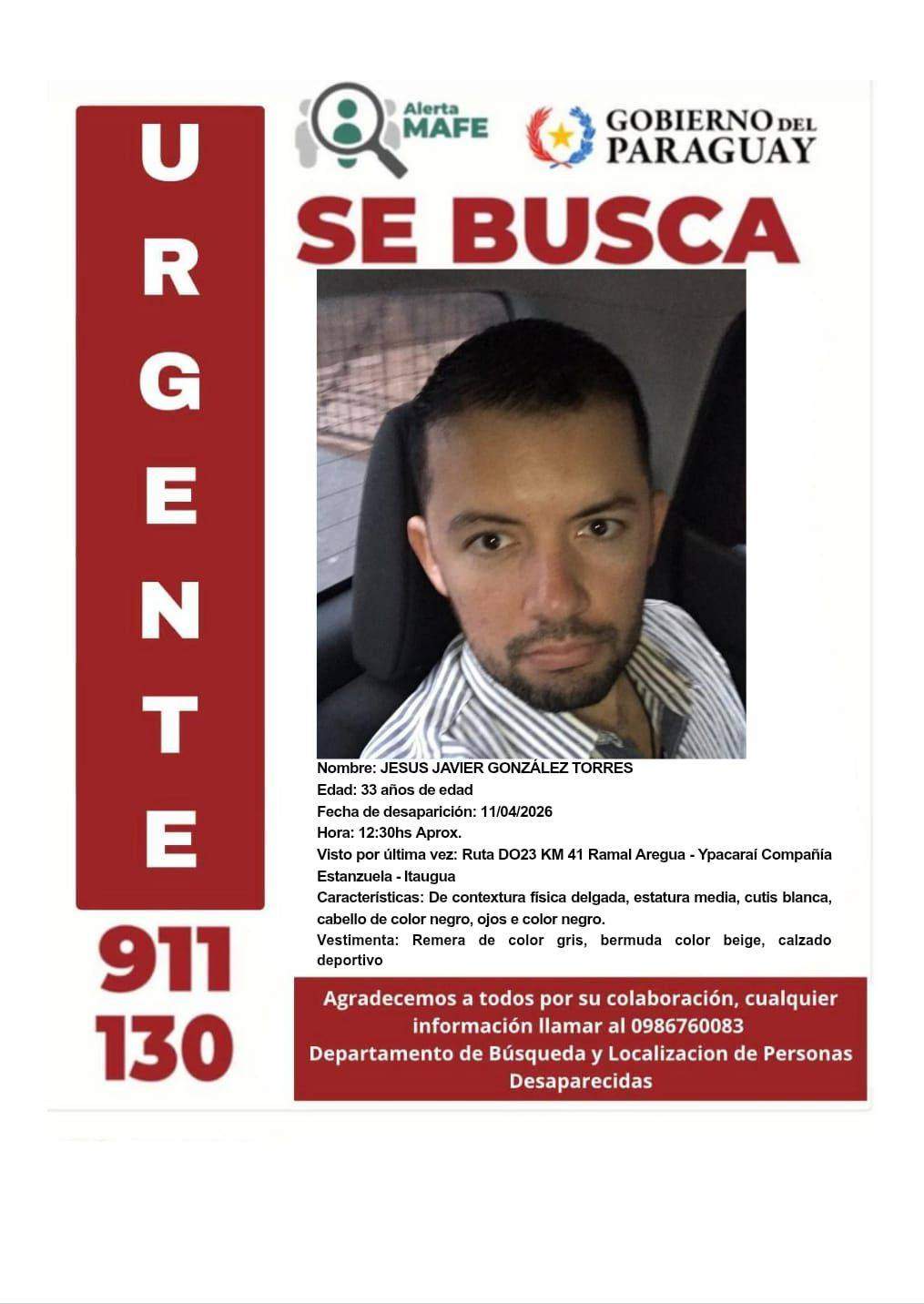 Alerta MAFE: Policía solicita colaboración para encontrar a tres desaparecidos Alerta MAFE: Policía solicita colaboración para encontrar a tres desaparecidos
