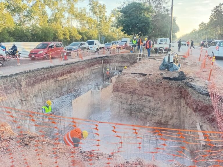 Asunción - Luque: ¿cuándo culmina obra en cruce Las Residentas que causa caos vehicular?