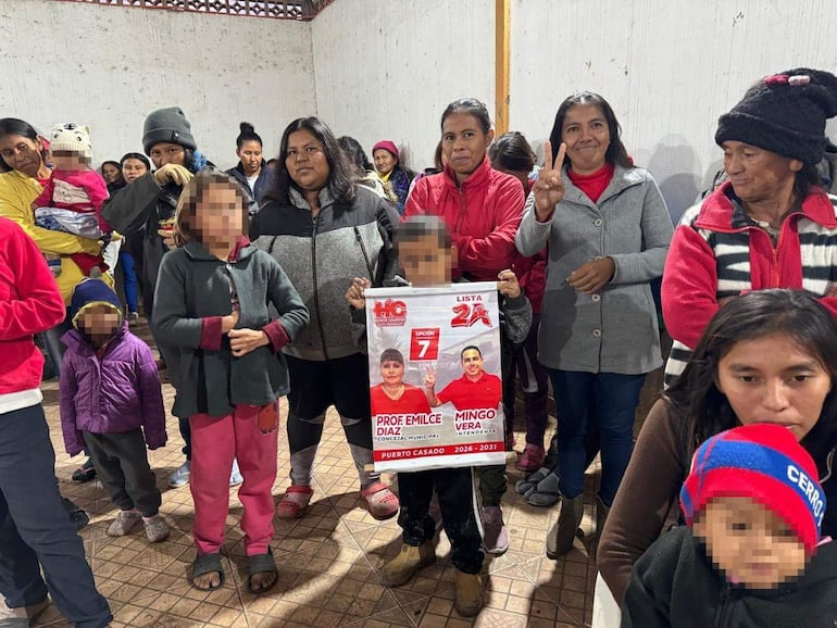 Internas municipales: Cartistas de utilizan a niños indígenas en proselitismo Internas municipales: Cartistas de utilizan a niños indígenas en proselitismo