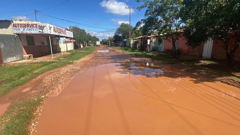 Vecinos del barrio San Roque de Concepción denuncian calles en deplorables condiciones Vecinos del barrio San Roque de Concepción denuncian calles en deplorables condiciones