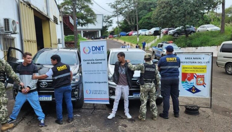 Auge de hurtos de Hilux en la frontera: recuperan dos camionetas y detienen a dos ciudadanos brasileños